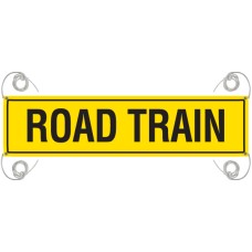 ROAD TRAIN 1200 x 250mm Reflective Banner - Vinyl Canvas